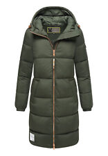 Damen Winter Jacke Winterjacke Stepp Parka gesteppt Dark Olive S AM004 Box82