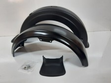 Schutzblech Kotflügel p. f Simson Roller SR50 SR80 vorn schwarz Blech hinten Set