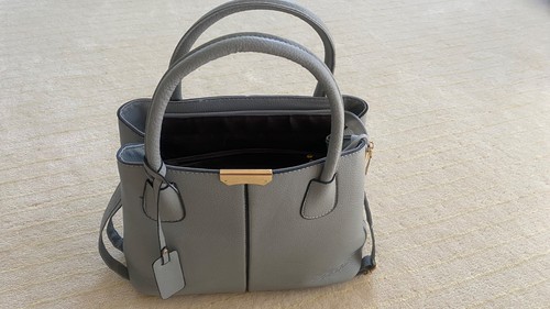 Handtasche damen graublau - handtasche, damen,