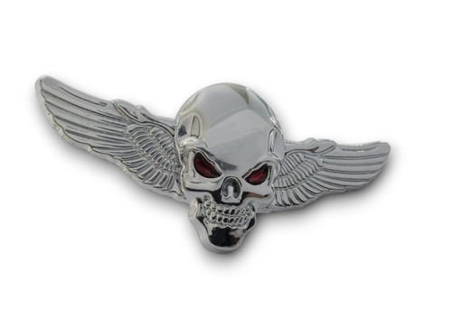 Totenkopf mit flügel - 3d,