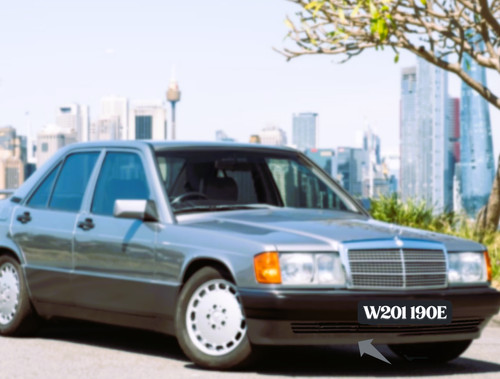 Mercedes 190e w201 abdeckung - mercedes,