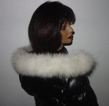 Polarfuchs Pelz Kapuze Kragen