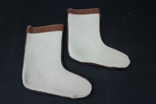 alte Stiefeleinlage Filz Gr. 41 Winter Gummistiefel Socken Füßlinge