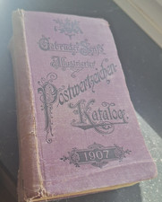 Senf's Illustrierter Postwertzeichen Katalog 1907 Ganzsachen Briefmarken