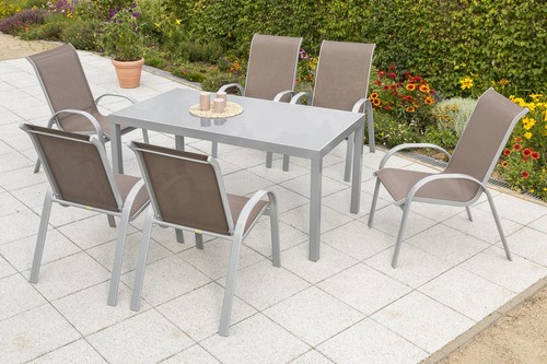 Alu gartenmöbel set - alu,