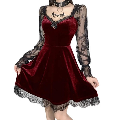 Lolita minikleid abend party - minikleid,