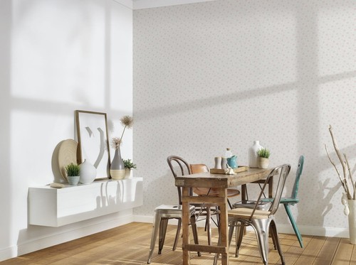 Vliestapete hellgrau rosa - vliestapete,