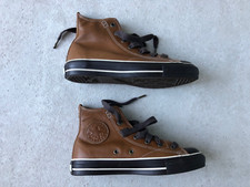 Converse ALL STAR PREMIUM HI Sneaker unbenutzt Gr. 37,5 Chucks Leder Brauntöne