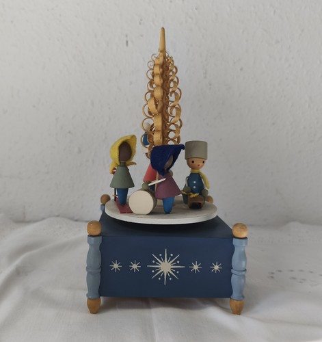 Vintage erzgebirge spieldose - vintage,