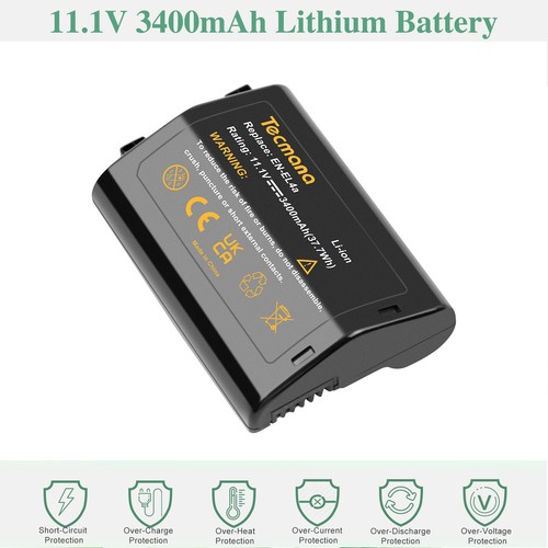 3400mah akku für nikon - akku,