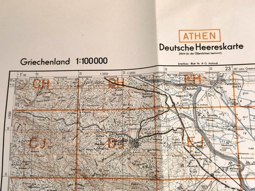 Deutsche heereskarte 1944 - deutsche,