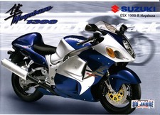 Suzuki  GSX 1300 R Hayabusa Prospekt  Brochure  4 Seiten   12 - 2000