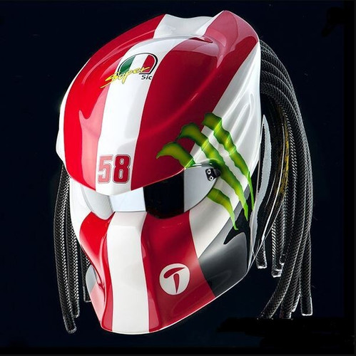 Cafe racer motorradhelm custom - racer,