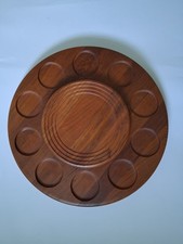 Digsmed Teakholz Dänemark Drehteller Rondell Lazy Susan 47 cm Durchmesser 