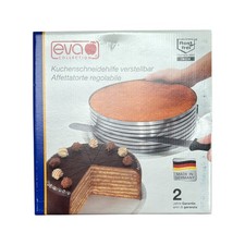 Verstellbarer Kuchen Ring Tortenring Ø 26/28 Cm Edelstahl Eva 8cm hoch