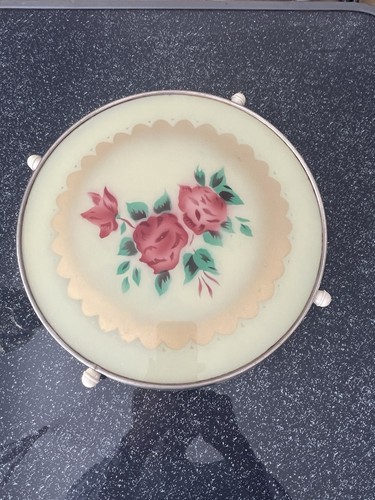 Vintage tortenplatte drehbar - vintage,