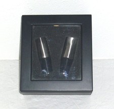 2 dekorative Flaschen Verschlüße * in Aufbewahrungsbox * wohl Edelstahl