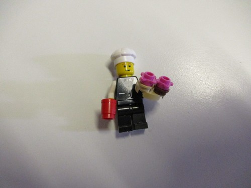 Lego figur stadt city kellner - figur,