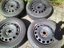 4 Stahlfelgen 6,5X16 ET50 VW Seat Skoda Audi  1K0601027A
