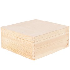 Holzkiste mit Deckel 9,5 Liter