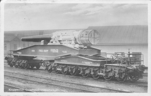 Eisenbahngeschütz der firma - eisenbahngeschütz,