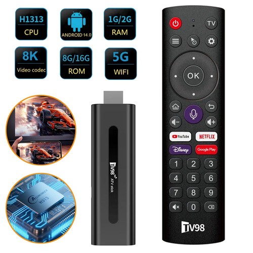 Tv98 android stick - android, tv