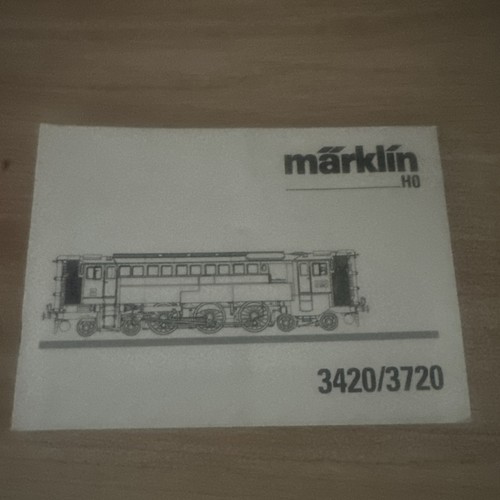 3420 3720 märklin - märklin, ho