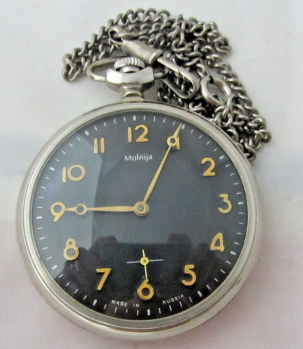 Russische taschenuhr molnija - taschenuhr,