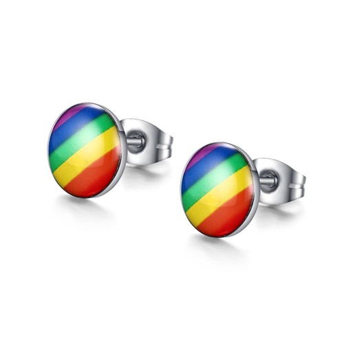 Regenbogen ohrstecker pride - regenbogen,