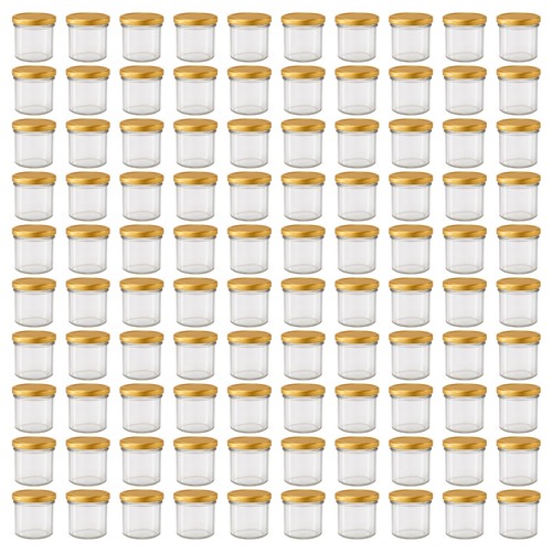 100 sturzgläser 125ml - sturzgläser, gold