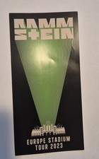 Rammstein Ticket Souvenir 2023