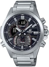 Casio ECB-30D-1AEF Edifice Herren Uhr Armbanduhr Wasserdicht 48 mm silber