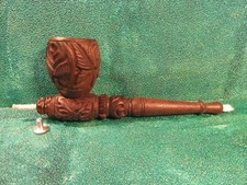 Pfeife❤ORIGINAL UNBERAUCHT❤o. Fi. mit zusätzlich Rauch-Kanal-Reinigungsöffnung