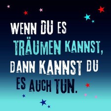 Kühlschrankmagnet Magnet Sticky Jam "Wenn du es Träumen kannst"