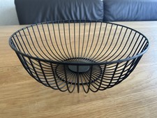 TCHIBO Drahtschale schwarz für Obst, Brot oder Deko