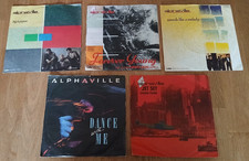 ALPHAVILLE - KONVOLUT - 5 X 7" - SINGLES - VG+ - VG+++ -