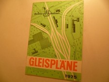 BTTB - Gleispläne/Planungsheft - 1975 - DDR - prima - TT