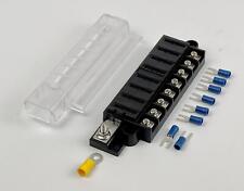 8fach Sicherungshalter Sicherungskasten Kompakt 12V/24V KFZ LKW Mit Kabelschuhe