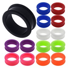 Flesh tunnel silikon ohr plug - silikon,