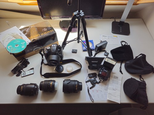Nikon d5100 dslr - dslr-kamera, +