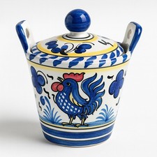 Deruta Majolika Zuckerdose 12