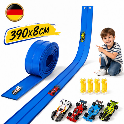 Flexible autorennbahn set 9m - set, 3,9m