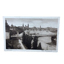Postkarte AK Dresden Elbufer