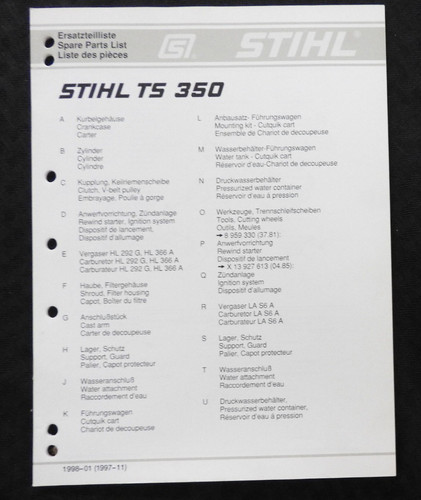 Genuine stihl 350 - genuine,