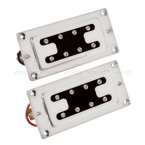 Chrome humbucker pickups - chrome,