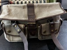 Barbour Handtasche Beige Stoff, Magnetverschluss