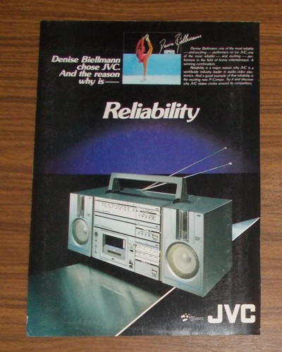 Seltene werbung vintage jvc - seltene,