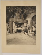 Alexander Eckener/1918/handsigniert/ nummeriert 184/ Radierung