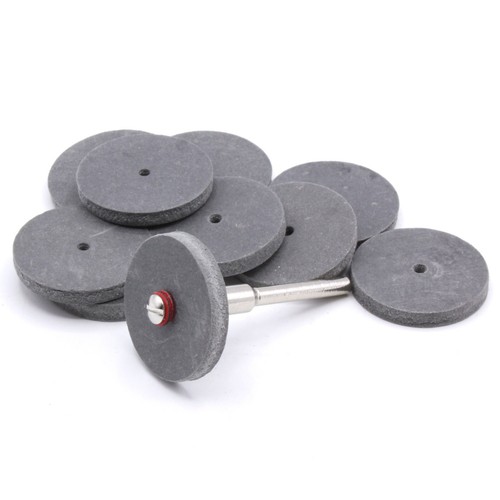 10x gummi polierscheiben 22mm - polierscheiben,