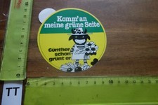 Alter Aufkleber Gärtner Gartenbau Landschaftsbau GÜNTHER Dünger (TTb)